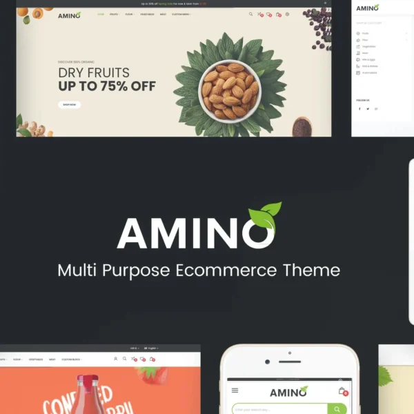 Amino-Organic-Food-WordPress-Theme